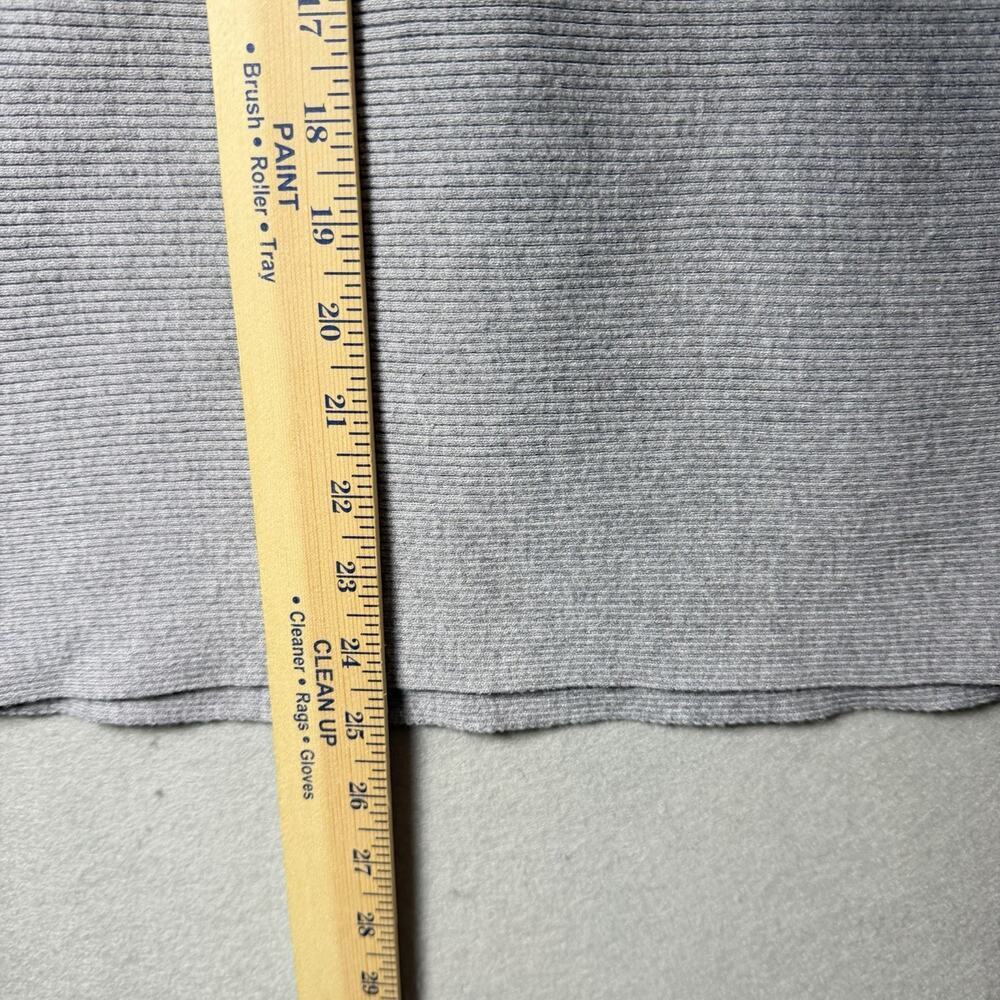Rio & Rian Gray Ribbed Long Sleeve Drop Shoulder Sweater Women's size XL - Picture 7 of 7